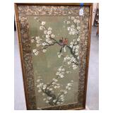 Asian Bird & Flowers" Watercolor by Yi Ching