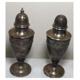 Vtg Wallace Sterling Silver S/P Shakers-