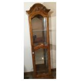 Gorgeous Wooden Curio Cabinet w/ Light