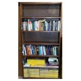 Large Solid Wood Book Shelf-0x12x82 Inches