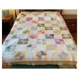 Beautiful Hand Sewn Quilt-A few Minor Issues