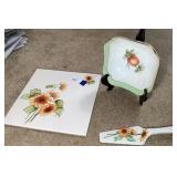 Trivet/ Bowl Hand Painted by Betty Mcguire