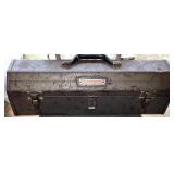 Smal Metal Toolbox with Some Tools