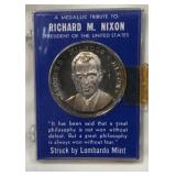 Sterling Silver Richard Nixon Medallic Tributes