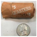 20) 1964 Quarters-90% Silver
