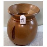 Gorgeous Hand Made Sycamore Wood Vase