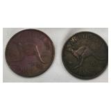 1944 Australian Penny-Bronze