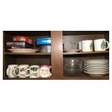 Christmas Dishes/Tins/Etc