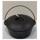Vtg Unmarked Cast Iron Dutch oven
