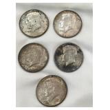 5) 1964 Half Dollar-90% Silver