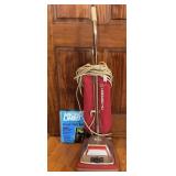 Vtg Sanitaire Vacuum w/ Extra Bags