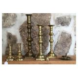 Misc Brass Pieces/Candlesticks/Etc