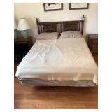 Vintage Queen Size Bed- Does Need Refinished