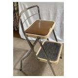 Vtg Folding Step Stool