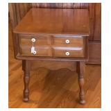 Solid Wood End Table/Night Stand-21x26x23 Inches