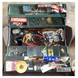 Large Metal Toolbox full of Tools