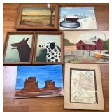 Group of Original Artwork