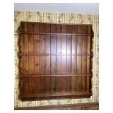 Beautiful Wooden Plates Display-49x45 Inches