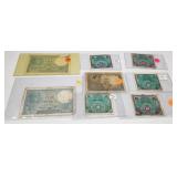 8 Pc France Paper Money