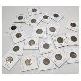 20 Pc Various Nickels