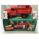 Coca Cola Die Cast Stake Truck w/ Vending Machine