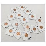 16 Pc Uncirculated/ BU Pennies