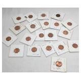 20 Pc Various Pennies