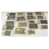 18 Pc German Paper Money