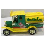 Mountain Dew Model T Tanker Metal Die Cast Bank
