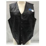 Navarre Leather Co. Leather Vest-XXL