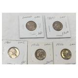 5 Pc Uncirculated Nickels