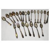 Various Silver Plate Flatware