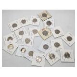 20 Pc Various Nickels