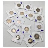 15 Pc 1980s Proof Quarters