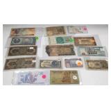 15 Pc Foreign Paper Money