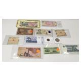 12 Pc Foreign Money-Some Paper, Some Coin