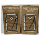 2 Vetreska Meownooker Cat Toy Sets-New