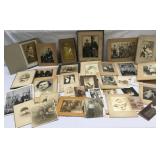 Lot of Old Black and White Photos