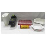 Plastic Containers/Chopper/Casserole Dishes