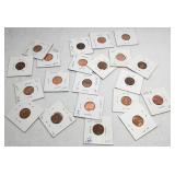20 Pc Various Pennies