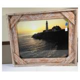 Beautiful Landscape Photo in Nice Wooden Frame