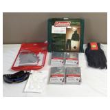 New-Coleman Rainsuit/Emergency Blankets/Etc