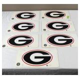 7 Pc Georgia Plastic License Plate
