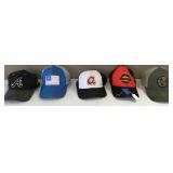 5 Various Ball Caps