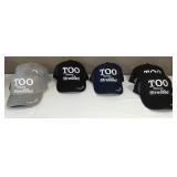 6 Pc New-'Too Blessed...' Hats