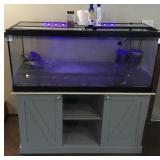 55 Gallon Turtle Tank w/ 2 Slider Turtles/Stand/Et