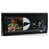 Framed Johnny Cash Memorabilia Wall Decor