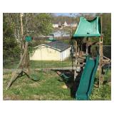 Wooden Swing Set-Must Move Yourself