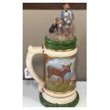 Large Deer Stein-13.5 Inches Tall