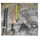 Post Hole Digger/Shovel/Rakes/ Sling